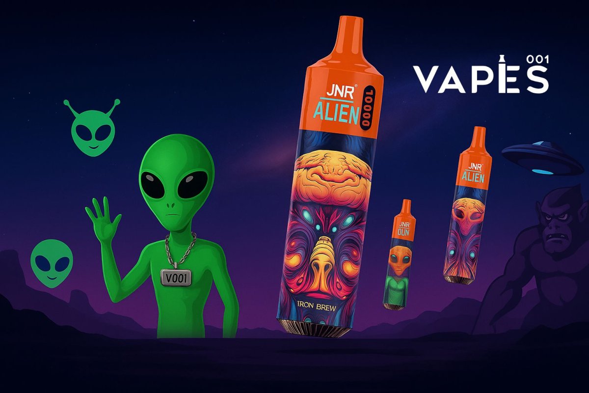 JNR Puff Alien 10K – El Vaper Desechable más potente y buscado de España