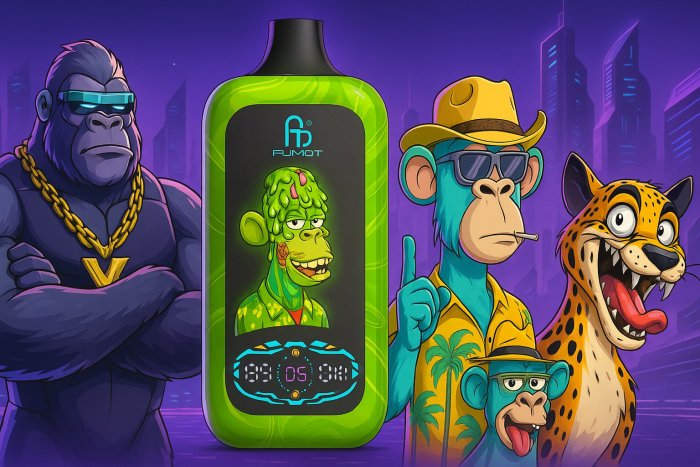  Fumot – Digital Monkey 40K – Puff Usa e Getta / Wegwerp Vape – 2% Nicotina: La Rivoluzione del Vaping Intelligente 
