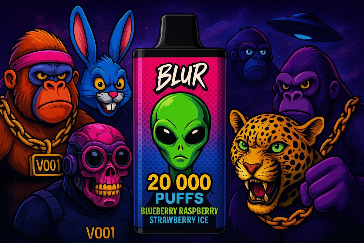Blur 20000 – Disposable Vape / 2% Nicotine – Double Flavor, Double Fun! 