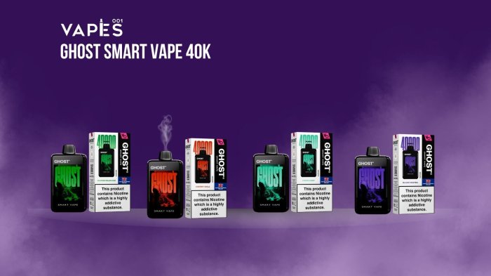 ¿Por qué la Ghost Smart Vape 40K se destaca en el mercado?