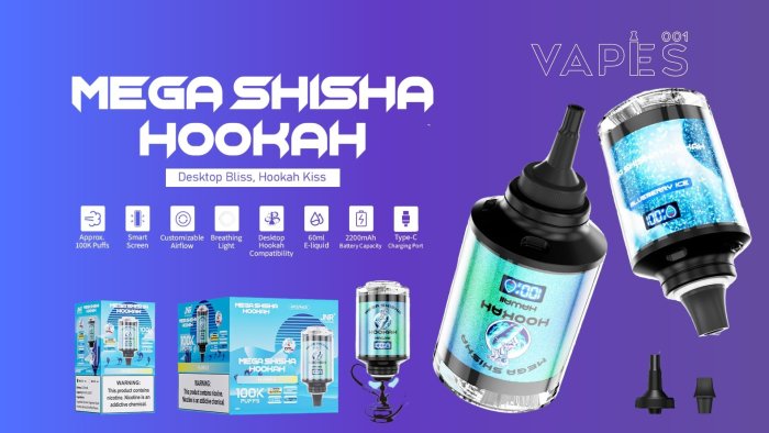 La rivoluzione della testa del narghilè elettronico: scopri il narghilè JNR Mega Shisha