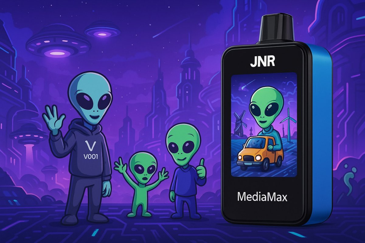 JNR – MediaMax – 40K – Engångs Vape / Disposable – 2% Nikotin – Smart Connect: Den Smarta Vape-Revolutionen 