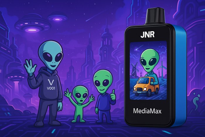  JNR – MediaMax – 40K – Usa e Getta / Disposable Vape – 2% Nicotina – Smart Connect: La Rivoluzione del Vape Intelligente 