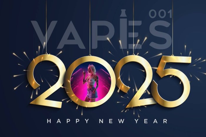 Felice Anno Nuovo 2025: le tendenze dello svapo da non perdere