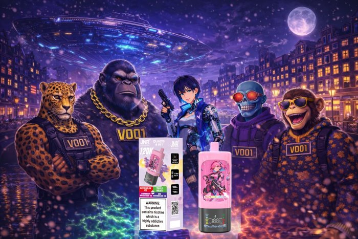 La prima vape al mondo con 4 gusti in 1: JNR ridefinisce completamente la sigaretta elettronica usa e getta