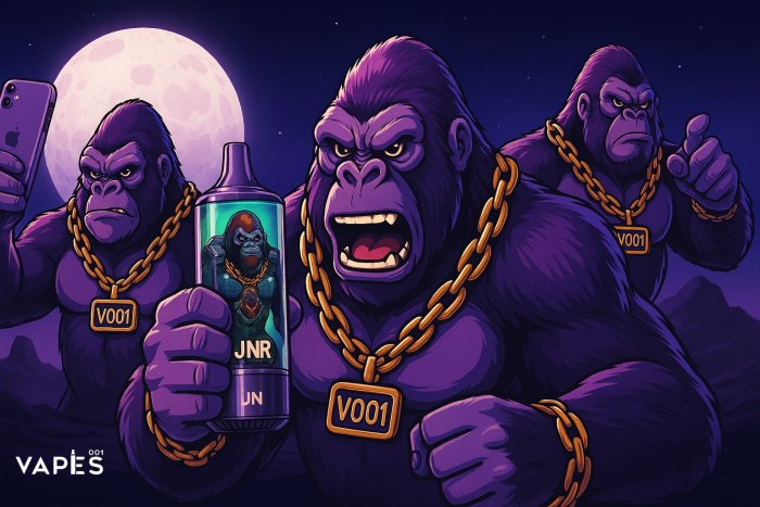 JNR Puff RageGorilla 55K – La nuova era del vaper monouso è arrivata su Vapes001!
