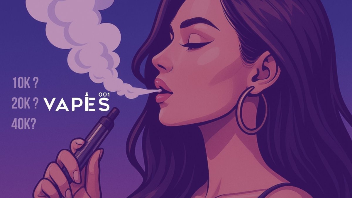 ¿Qué diferencia a un Vape de 10.000, 20.000 o 40.000 inhalaciones?