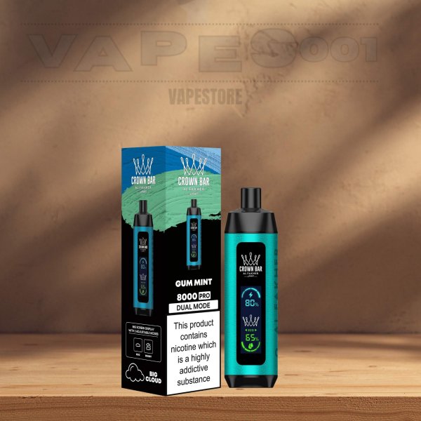 Al Fakher Crown Bar Pro 8K - Usa e Getta / Disposable