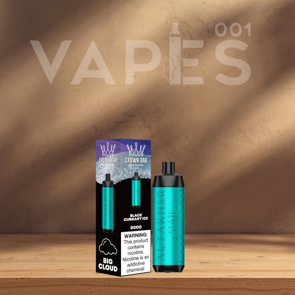 Al Fakher Crown Bar 8000 - Puff Usa e Getta / Disposable