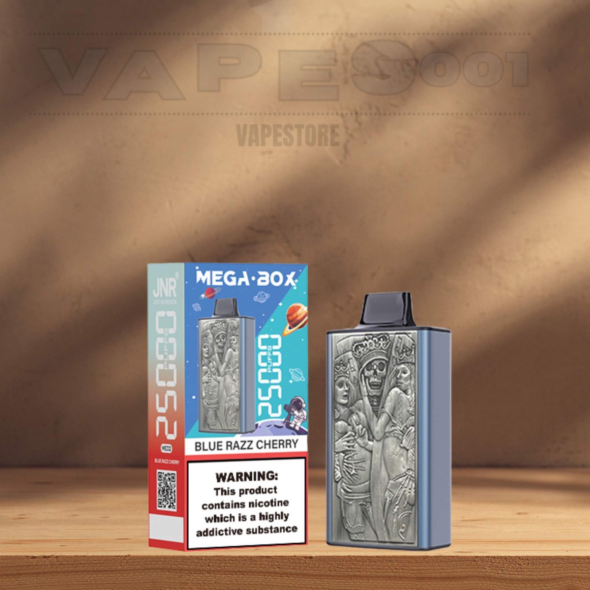 JNR - Mega Box 25K Puffs - 2% Nicotina - Vaper Desechable