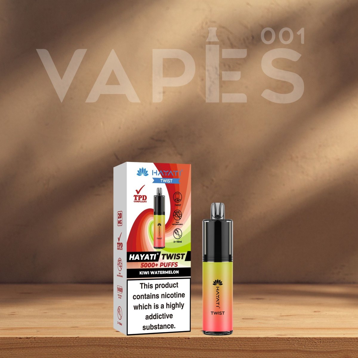 Hayati Twist 5000 - Usa e Getta / Vape Disposable - 2% di nicotina