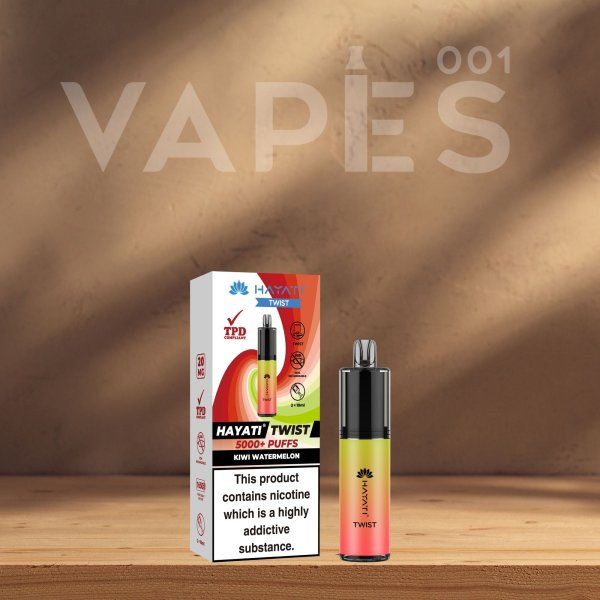 Hayati Twist 5000 - Usa e Getta / Vape Disposable - 2% di nicotina