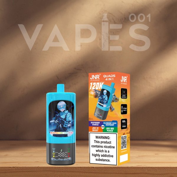 JNR – Quads 4in1 120K – Vaper Desechable / Disposable – 2% Nicotina