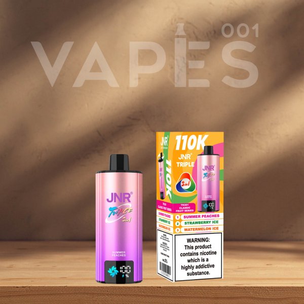 JNR – Triple 110K – Vaper Desechable / Disposable – 2 % Nicotina – Triple Sabores