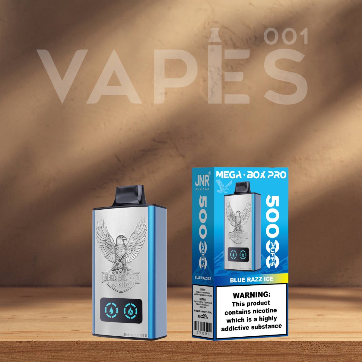 JNR – Mega Box Pro 50K – Vape Disposable – 2% Nicotine