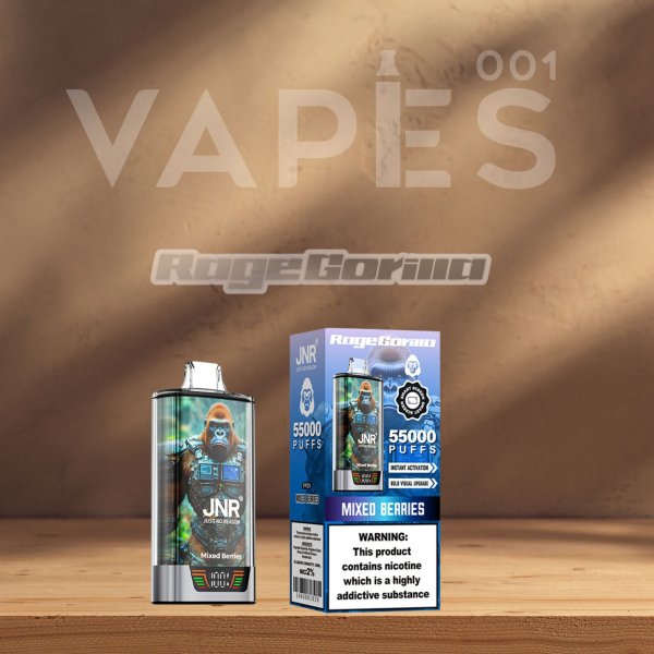 JNR – RageGorilla 55K – Vaper Desechable / Disposable – 2% Nicotina