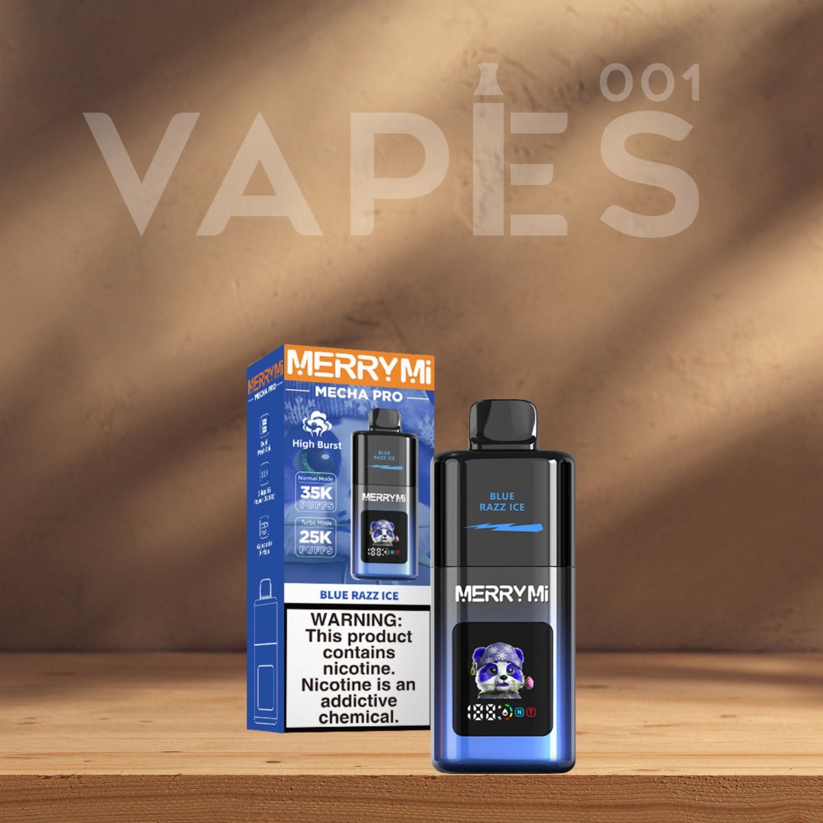 Merry-Mi – Mecha Pro 35K – Vape Descartable / Disposable – 5% nicotina